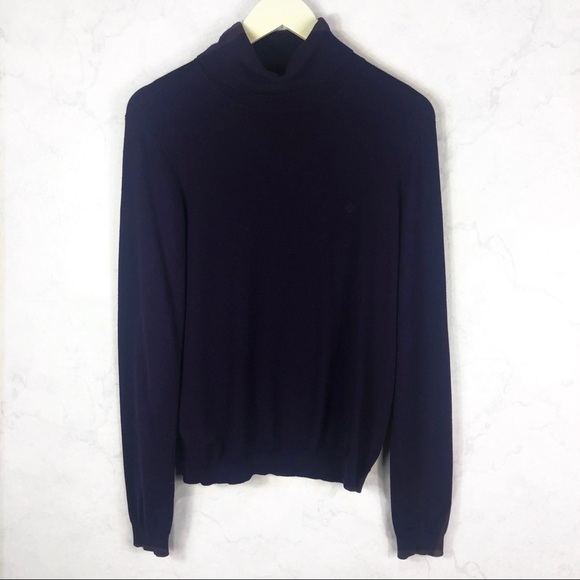 [RL] Purple Turtleneck Sweater - Picture 1 of 3